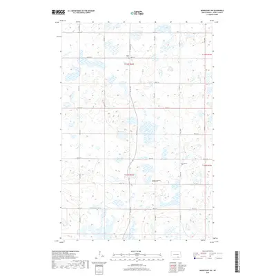 2018 Map of Merricourt NW, 2018 Print