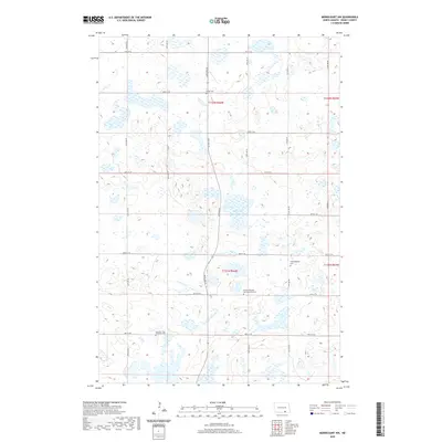 2020 Map of Merricourt NW, 2020 Print