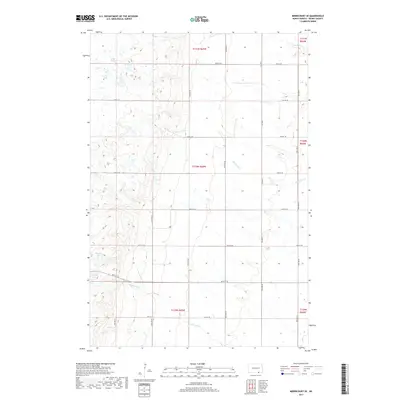 2017 Map of Merricourt SE, 2017 Print