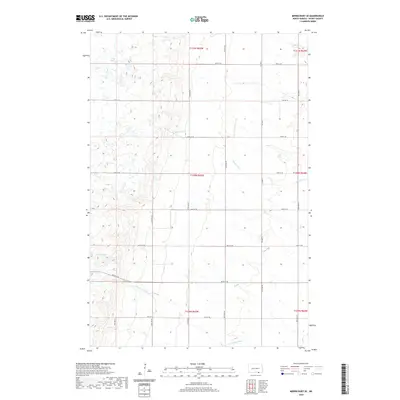 2020 Map of Merricourt SE, 2020 Print