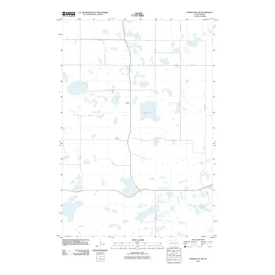 2011 Map of Merricourt SW, 2011 Print