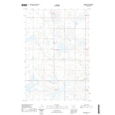 2020 Map of Merricourt SW, 2020 Print