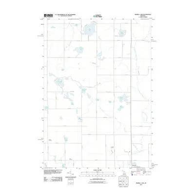 2011 Map of Merrill Lake, 2011 Print