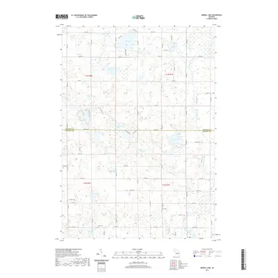 2019 Map of Merrill Lake, 2019 Print