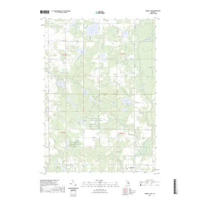 2023 Map of Merrill Lake, 2023 Print