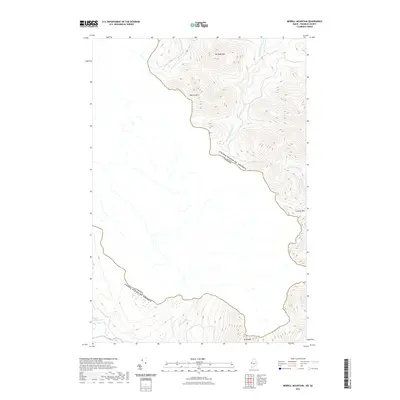 2021 Map of Merrill Mountain, 2021 Print