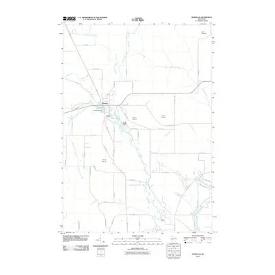 2010 Map of Merrillan, 2010 Print