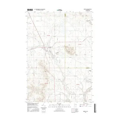 2015 Map of Merrillan, 2015 Print