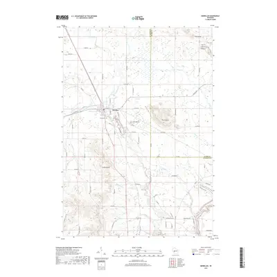 2018 Map of Merrillan, 2018 Print