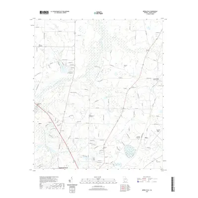 2020 Map of Merrillville, 2020 Print