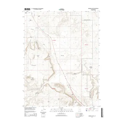 2014 Map of Merrimac Butte, 2014 Print