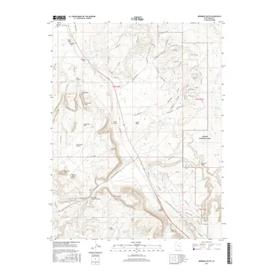 2017 Map of Merrimac Butte, 2017 Print