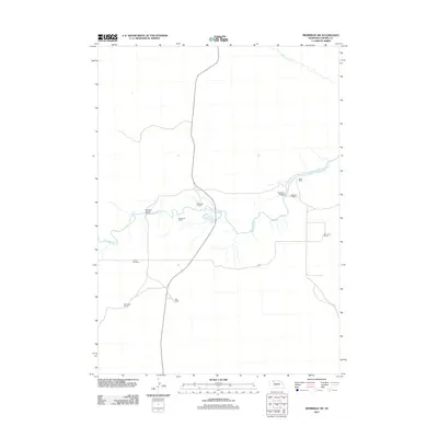 2011 Map of Merriman SW, 2011 Print