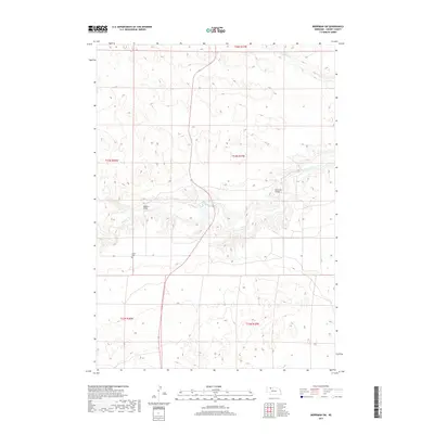 2017 Map of Merriman SW, 2017 Print
