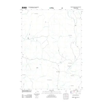 2012 Map of Merritt Mountain, 2012 Print
