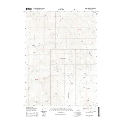 2014 Map of Merritt Mountain, 2014 Print