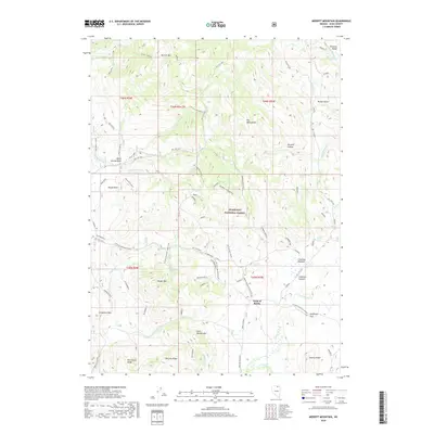 2018 Map of Merritt Mountain, 2018 Print