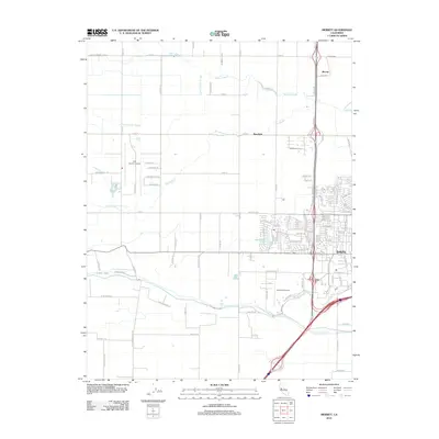 2012 Map of Merritt, 2012 Print