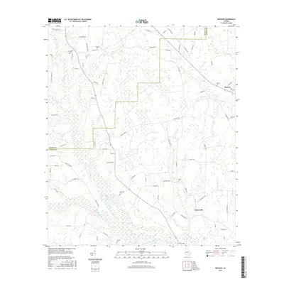 2017 Map of Mershon, 2017 Print
