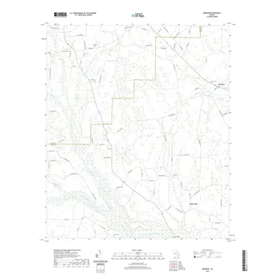 2020 Map of Mershon, 2020 Print