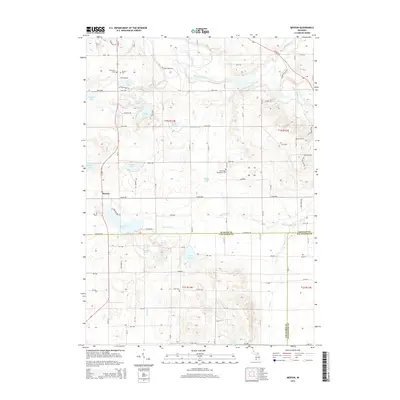 2014 Map of Merson, 2014 Print