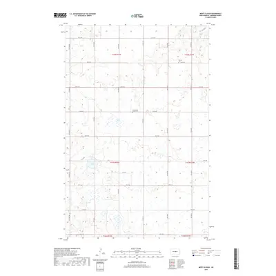 2018 Map of Mertz Slough, 2018 Print