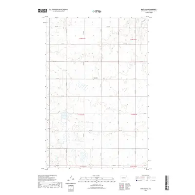 2020 Map of Mertz Slough, 2020 Print