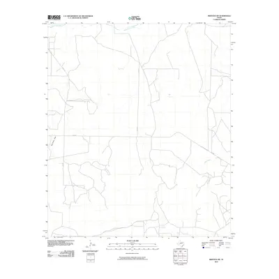 2010 Map of Mertzon SW, 2010 Print