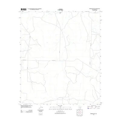 2012 Map of Mertzon SW, 2012 Print
