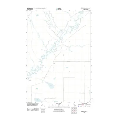 2011 Map of Merwin Lake, 2011 Print