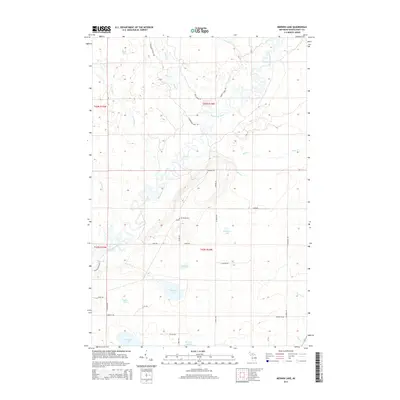 2014 Map of Merwin Lake, 2014 Print