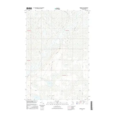 2017 Map of Merwin Lake, 2017 Print