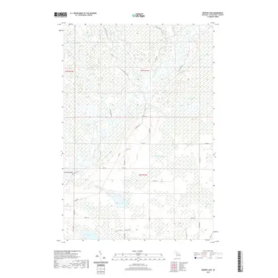 2019 Map of Merwin Lake, 2019 Print