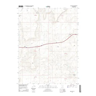 2014 Map of Mesa Butte, 2014 Print