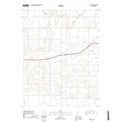 2020 Map of Mesa Butte, 2020 Print