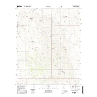 2017 Map of Mesa Cencerro, 2017 Print
