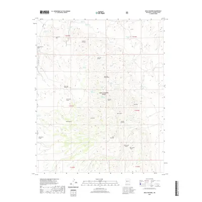 2020 Map of Mesa Cencerro, 2020 Print
