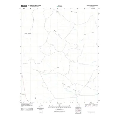 2010 Map of Mesa Chupinas, 2010 Print