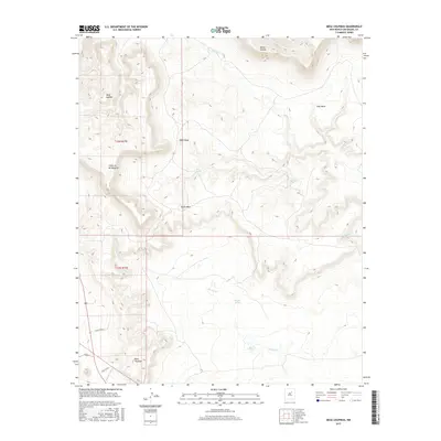 2017 Map of Mesa Chupinas, 2017 Print