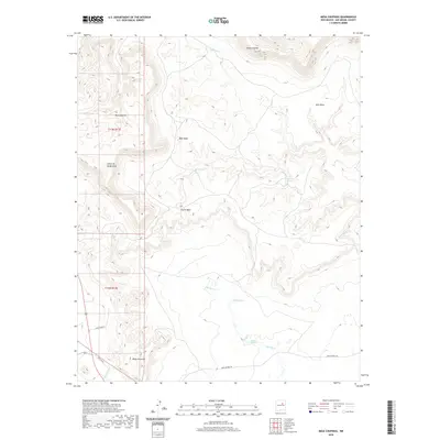 2020 Map of Mesa Chupinas, 2020 Print