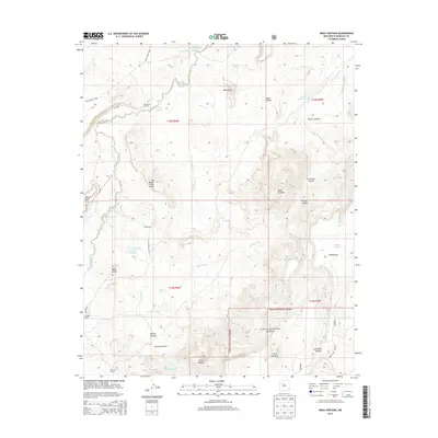 2013 Map of Mesa Cortada, 2013 Print
