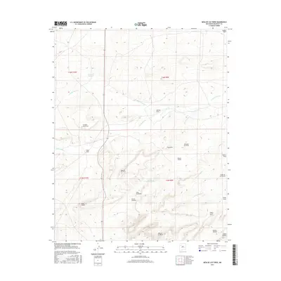 2017 Map of Mesa De Los Toros, 2017 Print