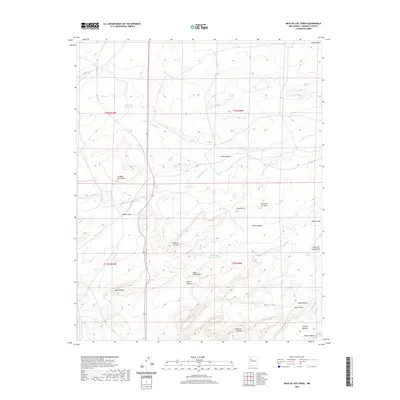 2020 Map of Mesa De Los Toros, 2020 Print