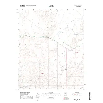2023 Map of Mesa Del Yeso, 2023 Print