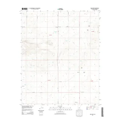 2013 Map of Mesa Draw, 2013 Print