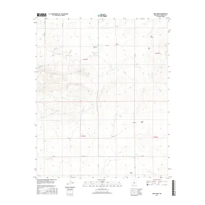2017 Map of Mesa Draw, 2017 Print