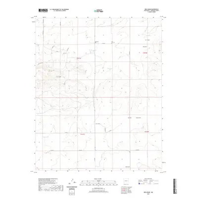 2020 Map of Mesa Draw, 2020 Print