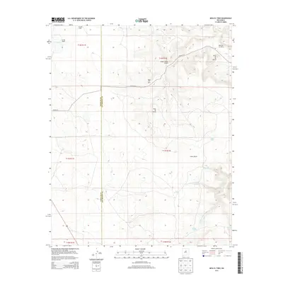 2013 Map of Mesa El Toro, 2013 Print