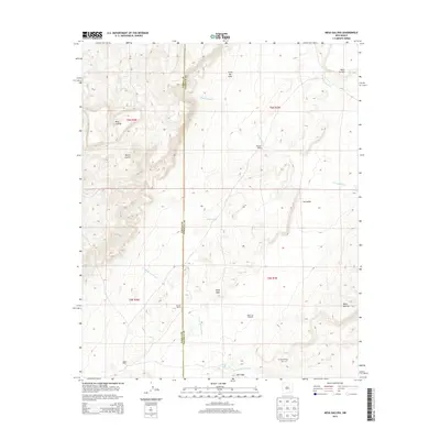 2013 Map of Mesa Gallina, 2013 Print
