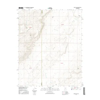 2017 Map of Mesa Gallina, 2017 Print